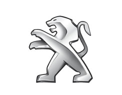 "The distinctive silver Peugeot logo, signifying professional service and maintenance for Peugeot cars and SUVs available at Justfix Automotive in Sunshine North."